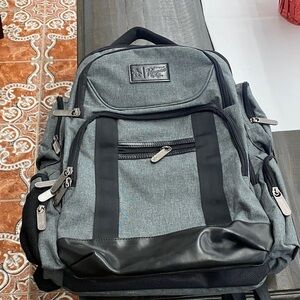 Premium Gray and Black Backpack